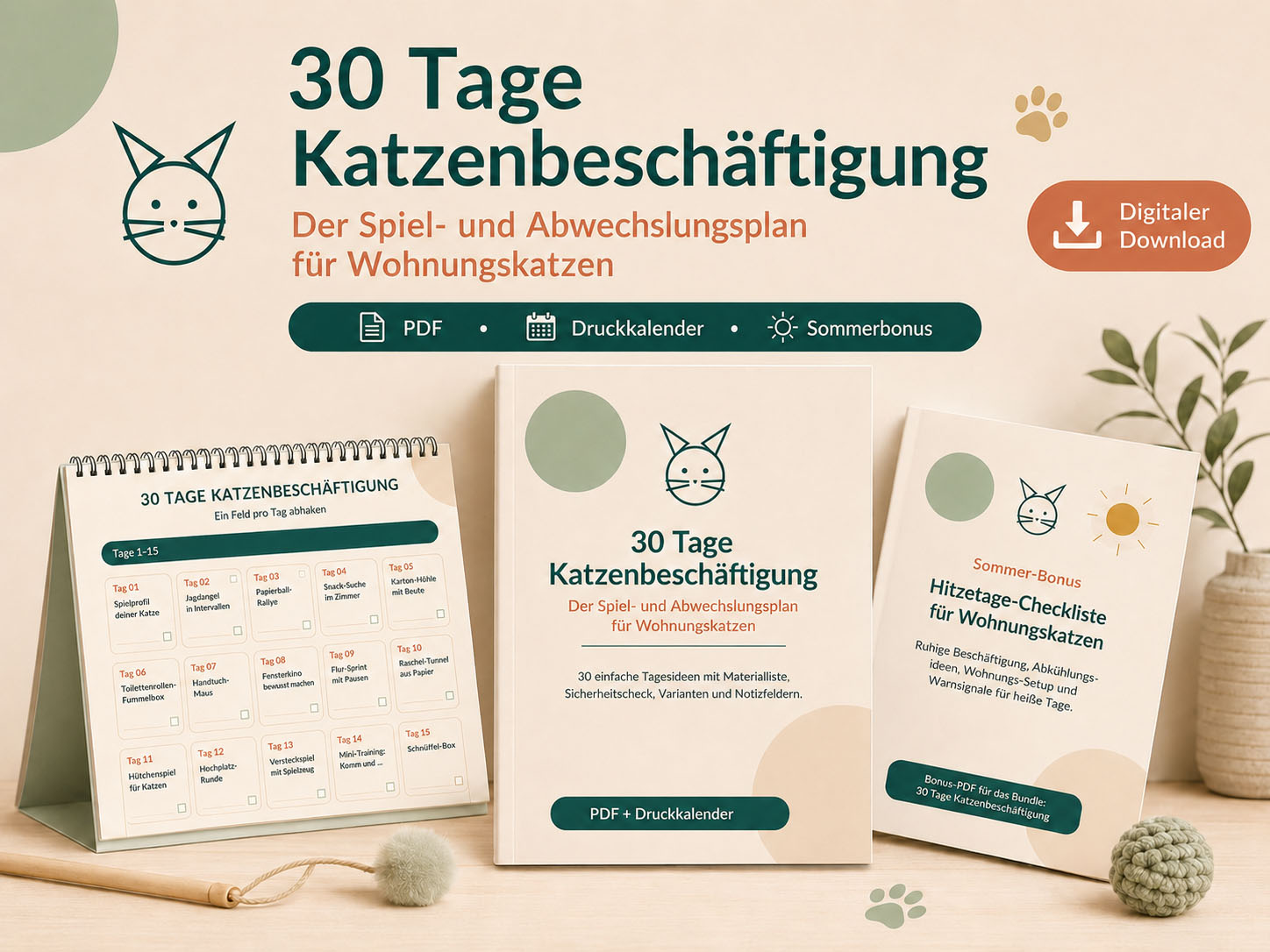 30 Spielideen für Katzen